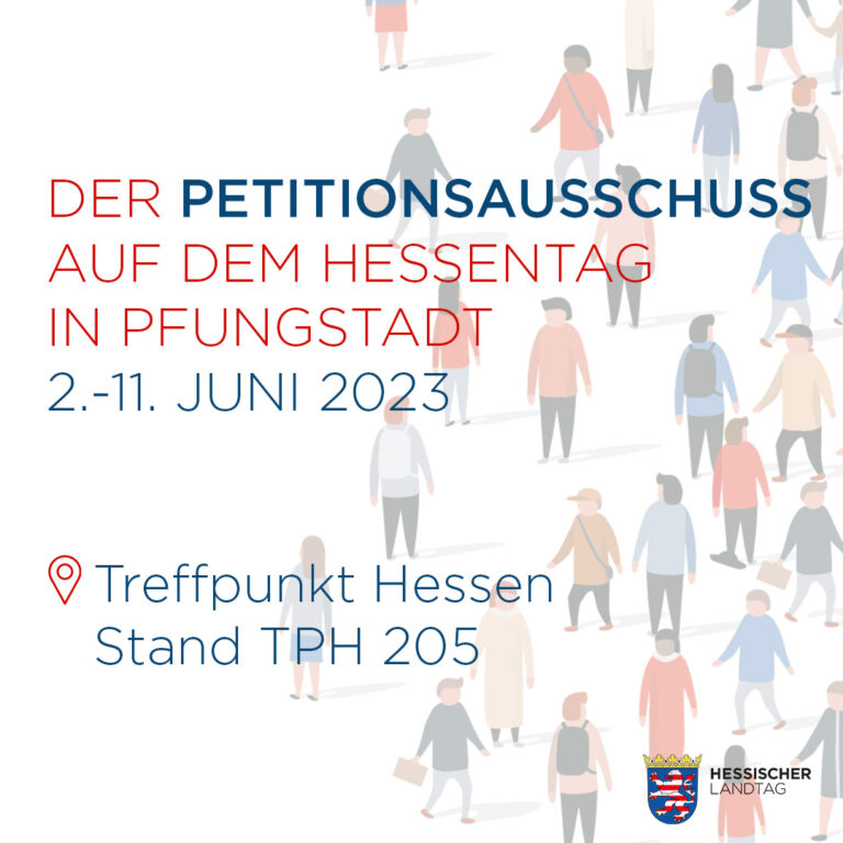 Der Petitionsausschuss auf dem Hessentag in Pfungstadt